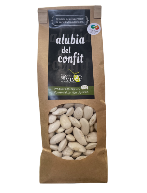 Alubia del confit de la Cooperativa de Viver