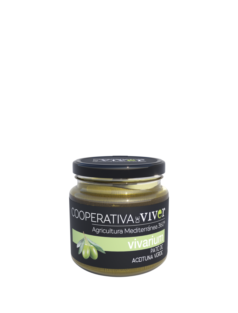 paté de aceituna verde de la cooperativa de viver