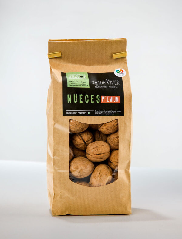 nueces en cáscara premium de viver