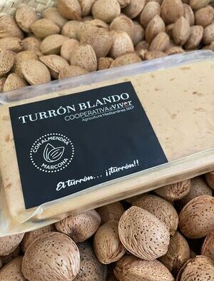 turrón blando con almendra Marcona de la Cooperativa de Viver