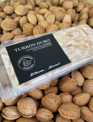 turrón duro con almendra Marcona de la Cooperativa de Viver