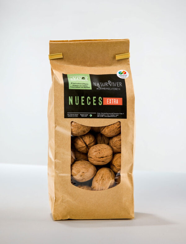 nueces en cáscara extra de viver