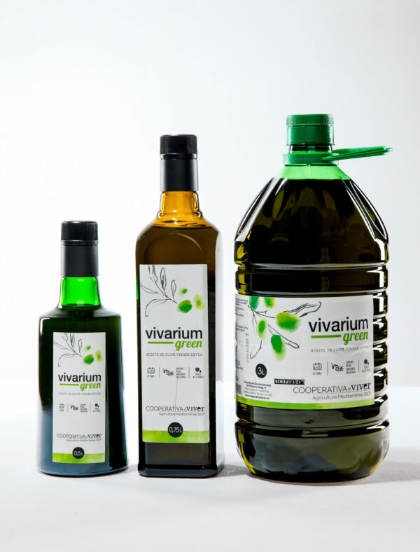 Aceite de Oliva Virgen Extra (AOVE) Vivarium Green de la Cooperativa de Viver