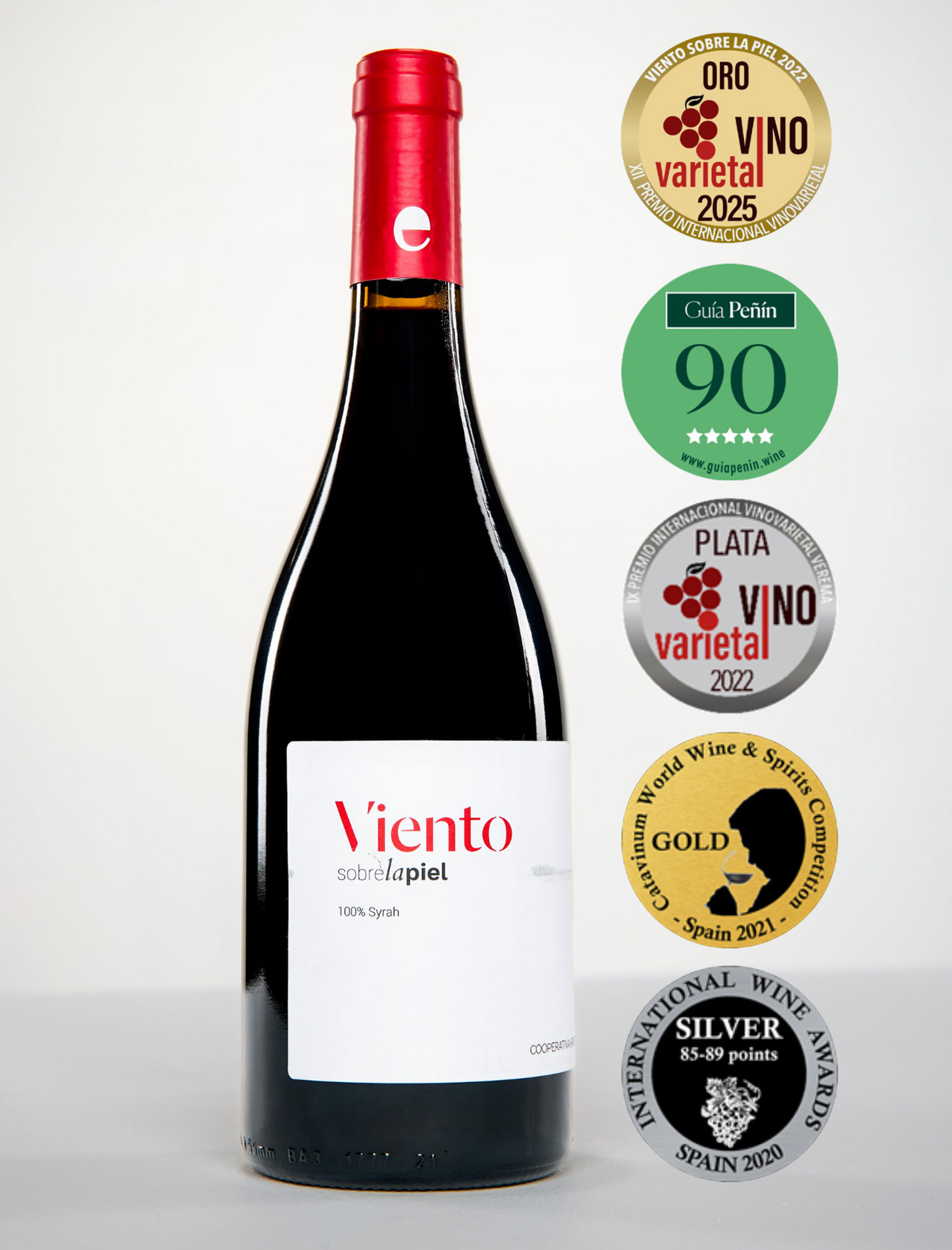 vino tinto Viento sobre la piel cooperativa viver