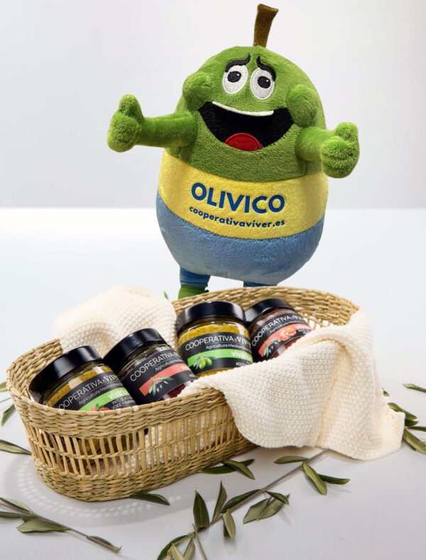 Pack de patés de la cooperativa de viver + peluche de Olivico
