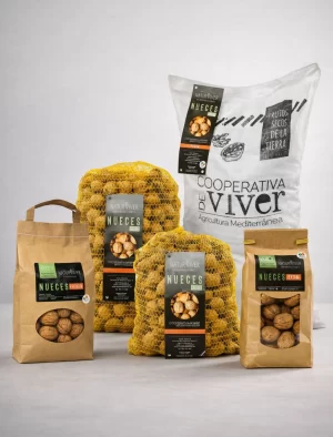 Nueces en cáscara extra de la Cooperativa de Viver